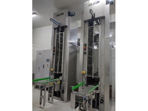 Непрерывная транспортировка Последовательный вертикальный транспортный подъемник