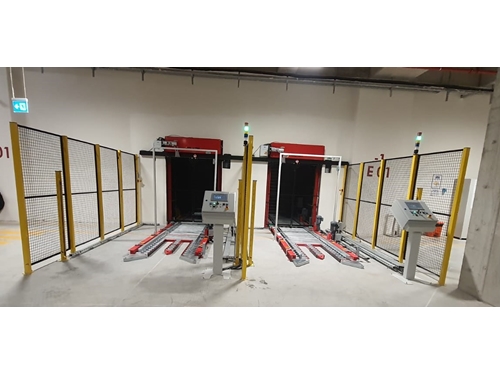 Вертикальный подъемник для поддонов