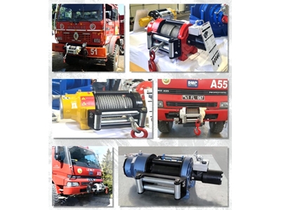 7000 kg / 7.0 ton Hidrolik Çekme Ve Kurtarma Halatlı Vinç / Halat Tamburu - 2