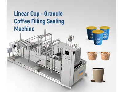 10000 Stück / Stunde Automatische Verpackungs-Granulatkaffeefüllmaschine