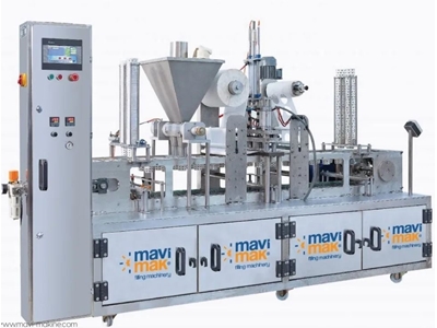 Edelstahl Schneide- und Versiegelungsmaschine für Papierbecher - 0