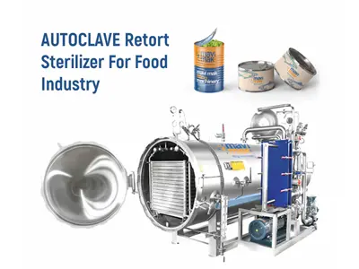 Autoclave Gıda Endüstrisi İçin Retort Sterilizatörü
