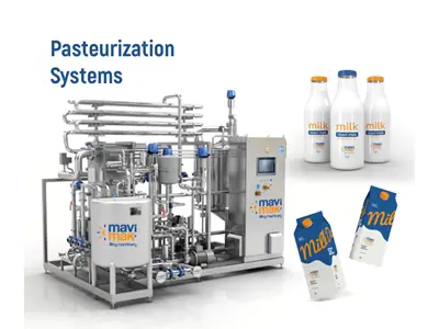 Опциональная система пастеризации молока из нержавеющей стали