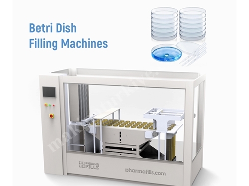 50 Dishes / Minute Petri Dish Filling Machines