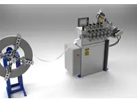 Tam Otomatik Çelik Baca Roll Form Kelepçe Makinesi