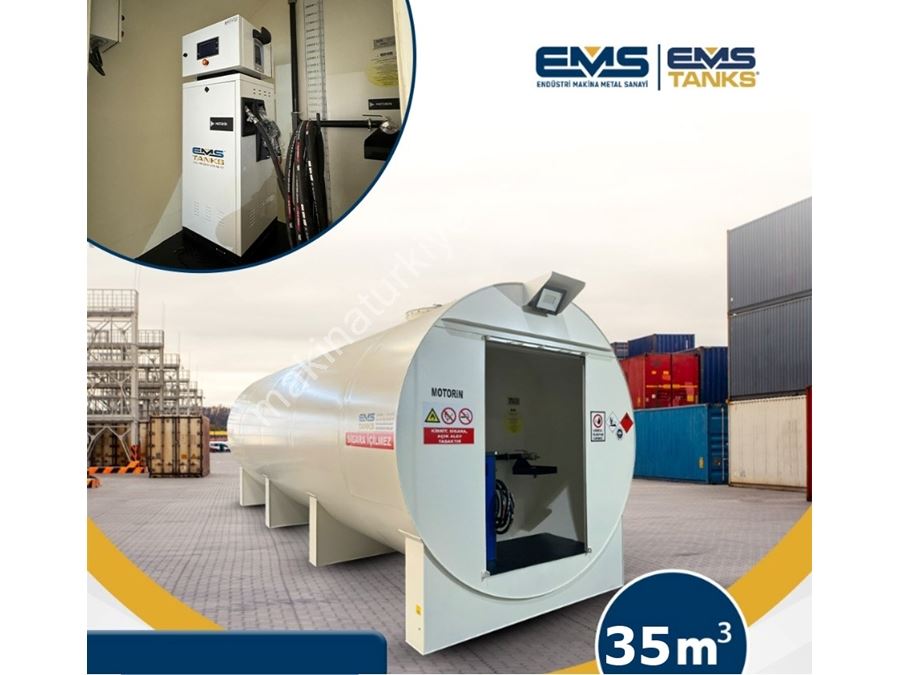 35.000 L Kapasiteli Yerüstü Mobil Tank * SIFIR * GARANTİLİ