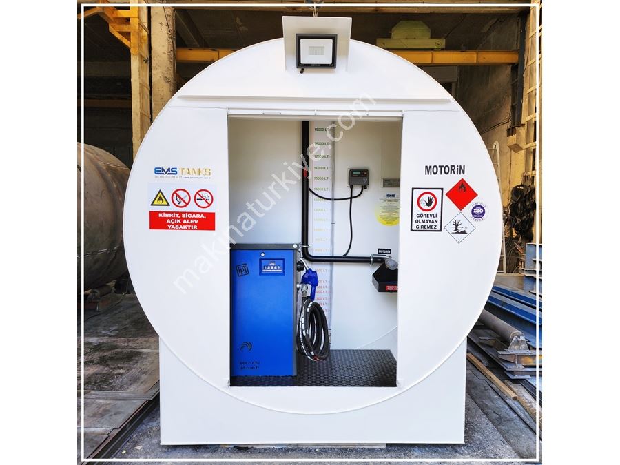 35.000 L Kapasiteli Yerüstü Mobil Tank * SIFIR * GARANTİLİ