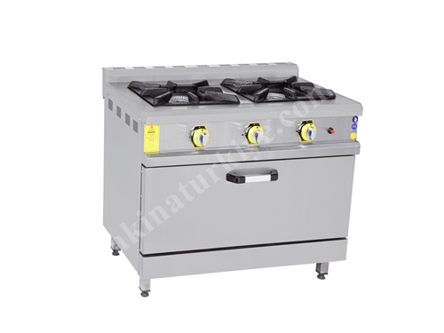 100X60x85 Cm Gas/LPG 2-Burner Stove with Oven