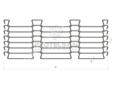 Cooking and Cooling Wire Type Conveyor Belt - 0