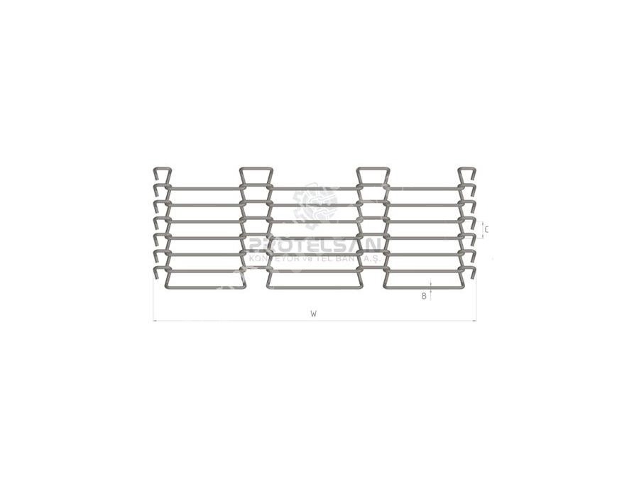 Cooking and Cooling Wire Type Conveyor Belt