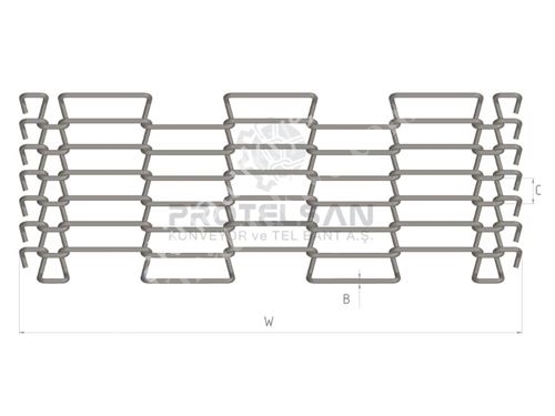 Stainless Steel Wire Type Conveyor Belt