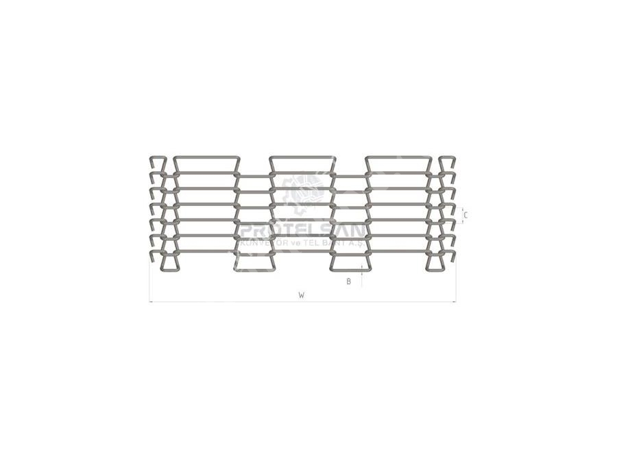 Spring Piano Type Wire Conveyor Belt