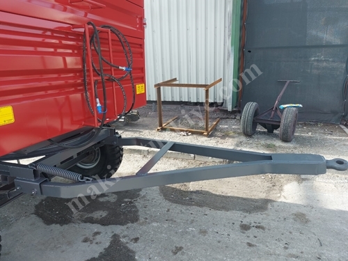 4 Ton 4 Wheel Dump Trailer with Double Extension