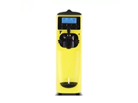 Single Arm Digital Panel 6 Liter Yellow Ice Cream Cone Machine - 2