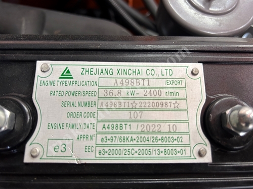 4800 mm Tider Xinchai Euro 3 Engine Diesel Forklift