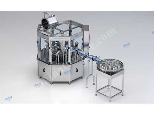 Rotary System Filling And Closing Machine