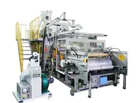1000 mm 3 Ekstruder Streç Film Üretim Makinası İlanı