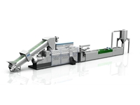 130-230 kg/Stunde PE-PP-PET-Film Kunststoff-Recycling-Granulat-Extruder - 0