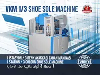 1 Station 3 Color Shoe Injection Base Machine