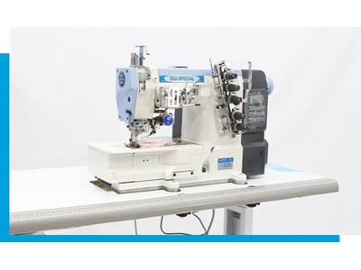 W500 Ut 3 İğneli İp Kesmeli Etek Reçme Makinası - 0