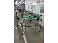 1000X100 Cm Wire Mesh Modular Belt Conveyor System