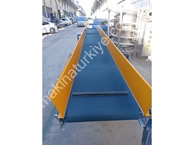 Ağır Yük Bariyerli Tok Kumaş PVC Bantlı Taşıma Konveyörü - 0