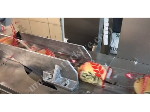 Roll Ekmek Konveyörlü Yatay Ambalaj Paketleme Makinası