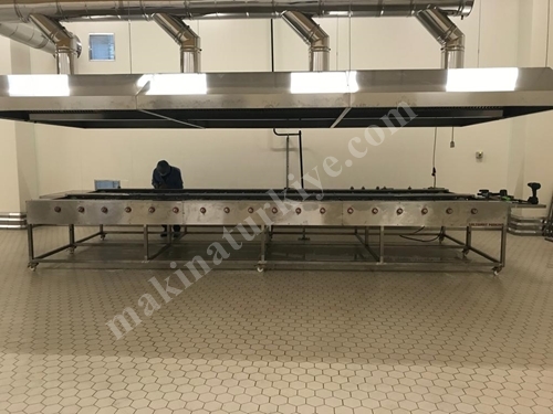  550 to 600 Trays in 8 hours Water Pastry Cooking Machine
