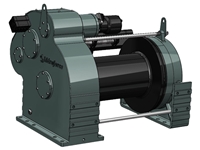 30000 Kg / 30 Ton Hydraulic Towing and Recovery Winch with Rope Drum - 0