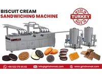 BCSM 2000 Biscuit Cream Sandwiching Machine for Creaming Biscuits