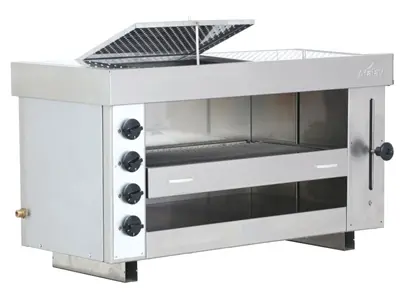 Gazlı 4 Radyanlı Çekmeceli Salamender Izgara