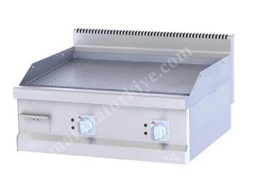 80X70 cm Flat Ribbed Electric Plate Grill