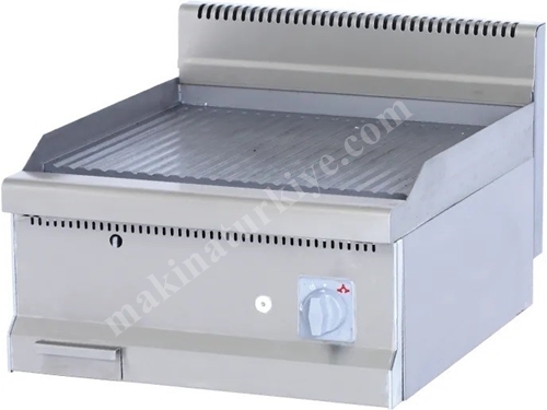 60X70 cm Ribbed Gas Industrial Plate Grill