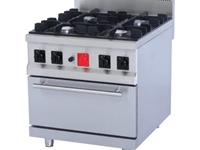 80X90 Cm Stainless Steel Gas Range Oven - 0