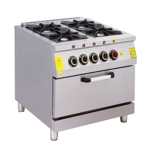 100X100 Cm 4-Burner Gas Range Oven - 0