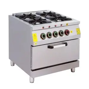 100X100 Cm 4-Burner Gas Range Oven