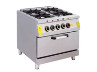 100X100 cm Gazlı Kuzine Doğal gazlı