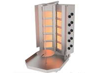 Стационарная газовая вертелная машина с десятью горелками типа V