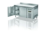 Tpg-72 Double Door Stainless Countertop Refrigerator - 0