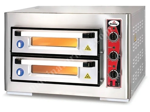 50X50 Cm 2-Layer Ø 50 Cm Double-Layer Pizza Oven