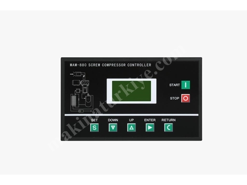 Panneau de contrôle du compresseur tactile MAM880