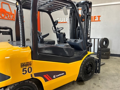 Liugong 5 Ton Dizel 5000Mm Tripleks Forklift - 0