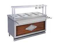 3+1 Electric and Gas Hot Service Bain Marie