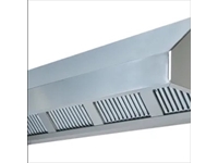 Hotte de cuisine industrielle murale en acier inoxydable avec filtre