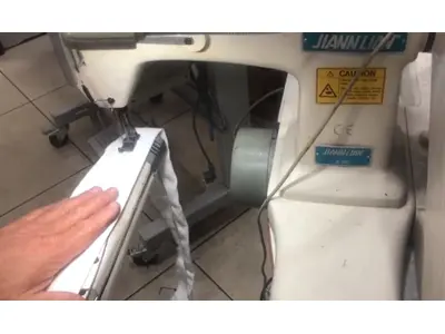Двухигольная швейная машина со съемными рукавами