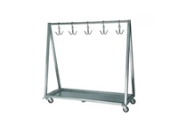Stainless Pastrami Meat Hanging Cart - 0