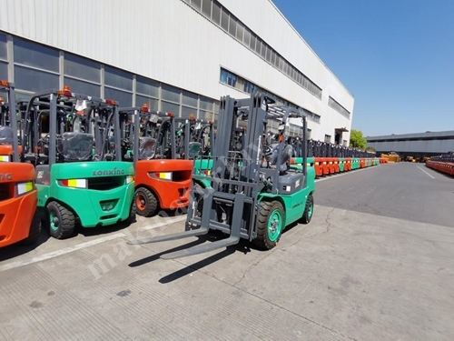 4500 Mm Tripleks Asansörlü Li-İon Forklift