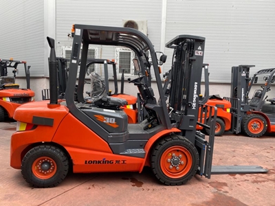 4500 Mm 3.0 Ve 3.5 Ton Tripleks Asansörlü Dizel Forklift - 4