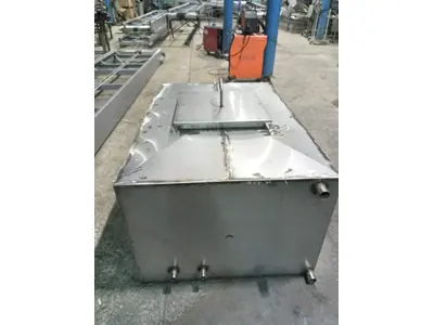 Réservoir d'eau en acier inoxydable prismatique de 1,5 tonne