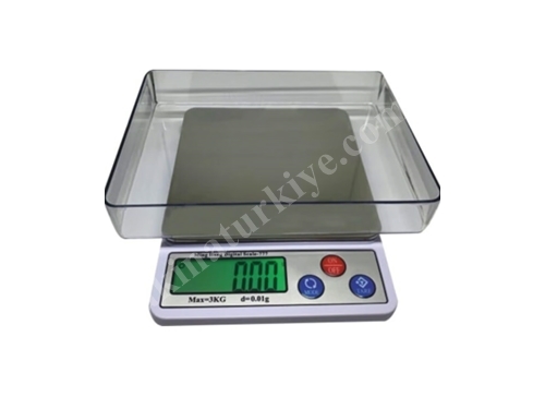 0.01 Gr Hassasiyetli (3 Kg) Hassas Terazi